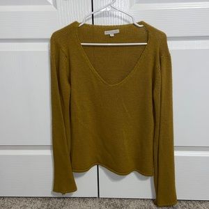 “don’t ask why” american eagle v neck sweater with bell sleeves